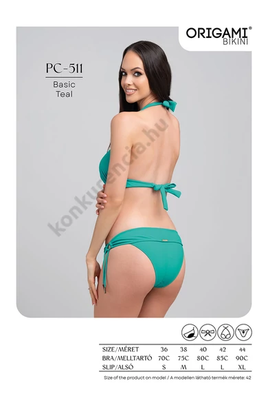 ORIGAMI 25.PC-511 BASIC TÜRKIZ BIKINI