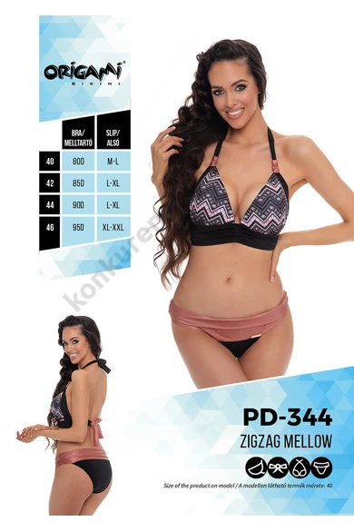 ORIGAMI 23.PD-344 ZIGZAG MELLOW BIKINI