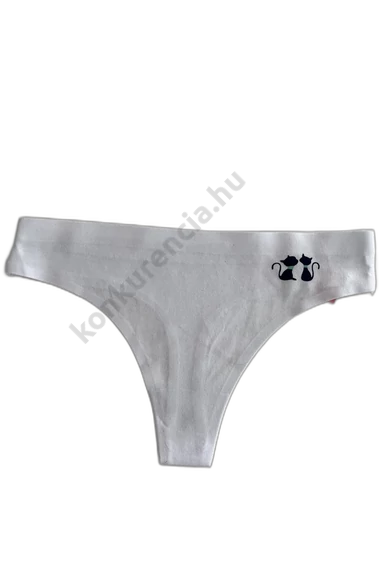 PINK OF DREAM LÉZERVÁGOTT FEHÉR CICÁS ALSÓNEMŰ
