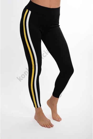 PINK OF DREAM LEGGINGS SÁRGA CSÍKOS