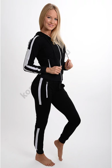 PINK OF DREAM ZIP.SZABADIDŐ SZETT PIROS-FEKETE