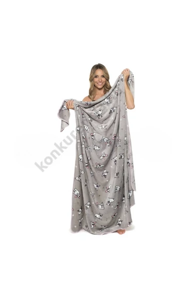 POPPY MINTÁS BULLDOG SZÜRKE TAKARÓ