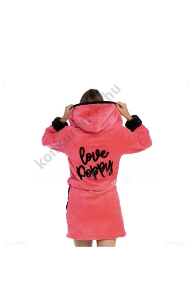 POPPY DK. HÍMZETT LOVE UVPINK-FEKETE NŐI KÖNTÖS