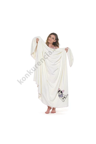 POPPY HÍMZETT BULLDOG EKRÜ TAKARÓ