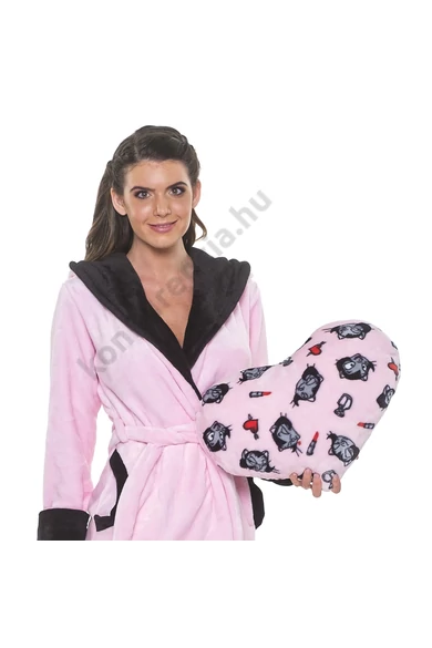 POPPY CAT MINTÁS RÓZSASZIÍN PÁRNA