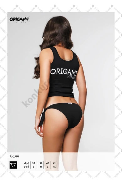 ORIGAMI 21.X-144 FEKETE BIKINI ALSÓ