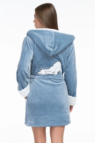 POPPY DK.H. JEGESMEDVE ACÉLKÉK-FEHÉR XL-ES KÖNTÖS