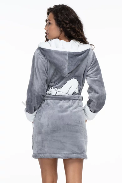 POPPY DK.H. JEGESMEDVE SZÜRKE-FEHÉR XL-ES KÖNTÖS