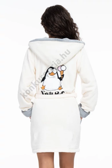 POPPY DK.PINGVIN MINTÁS EKRÜ-SZÜRKE XL-ES KÖNTÖS
