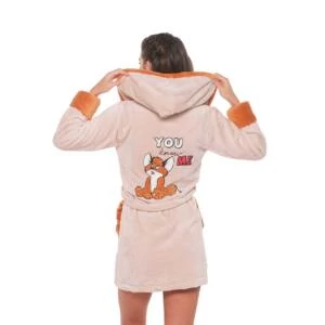 POPPY HÍMZETT VUK MINTÁS KÁVÉ-ROZSDA NŐI KÖNTÖS